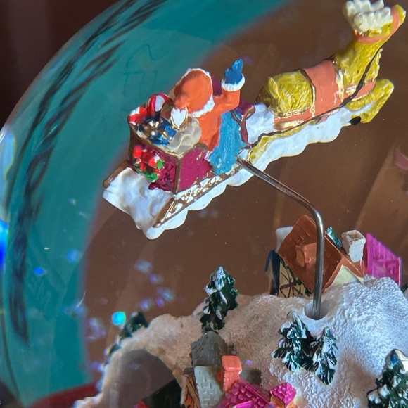 Balsam Hill Santa's Village Animated and Musical Snow Globe - Picture 8 of 14